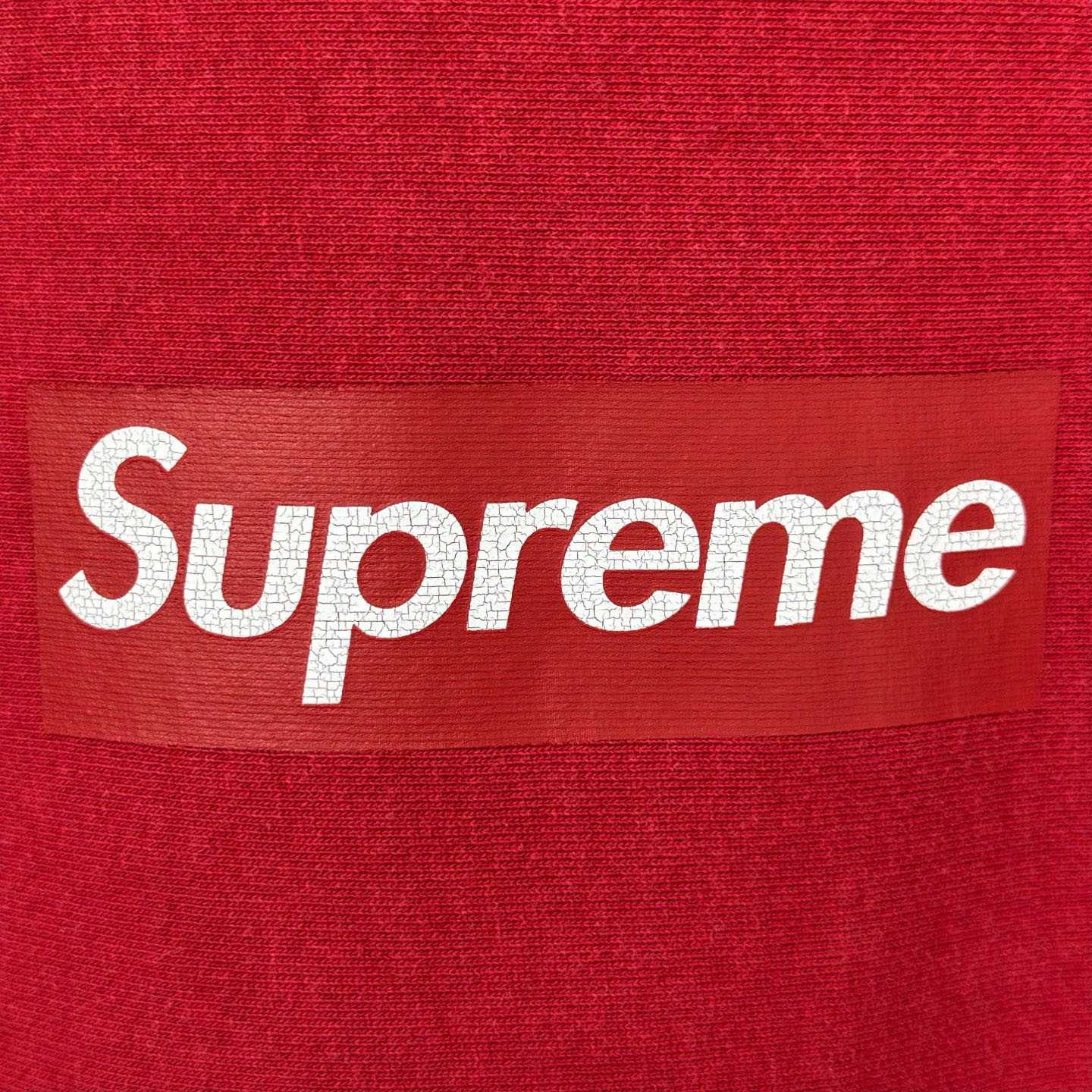 Supreme 25SS Wash Box Logo Crewneck 'red' - DopestKickz