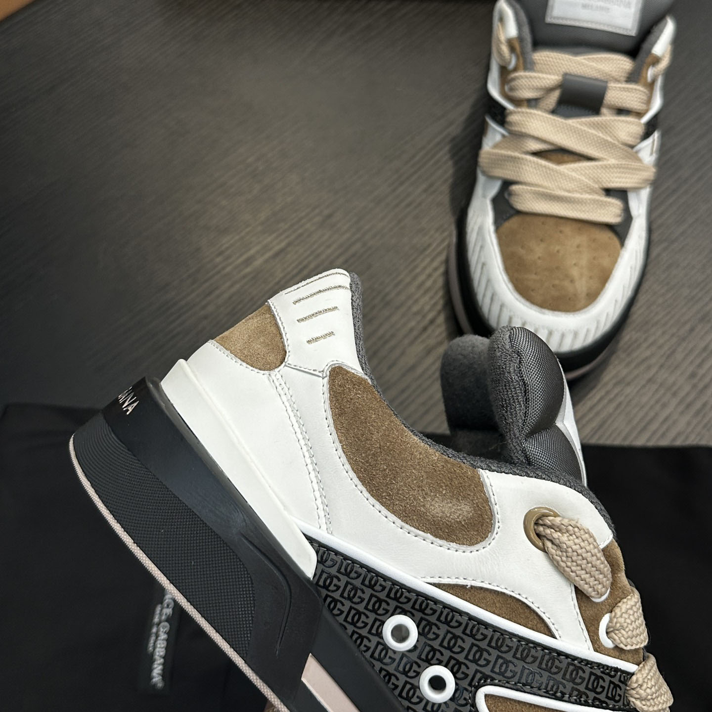 Dolce & Gabbana  New Roma Low 'Dove Grey' - DopestKickz