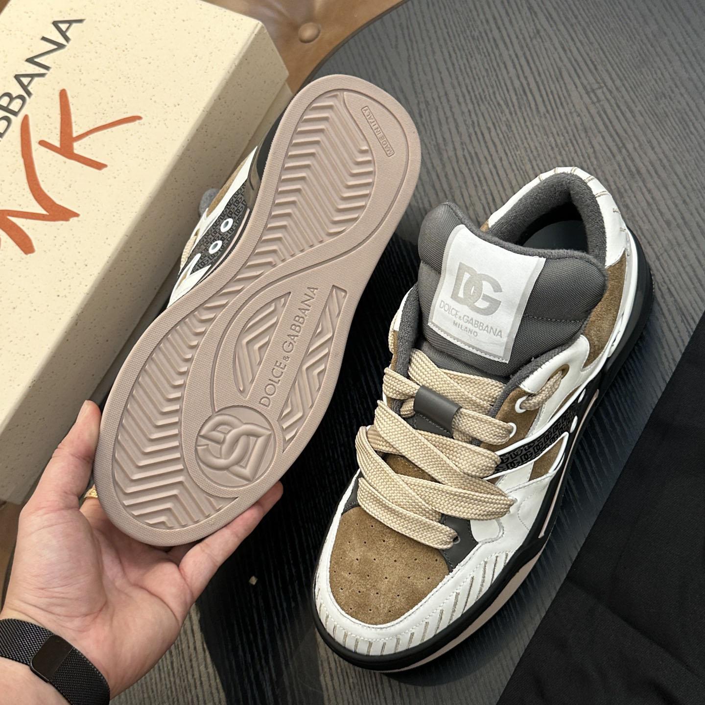 Dolce & Gabbana  New Roma Low 'Dove Grey' - DopestKickz