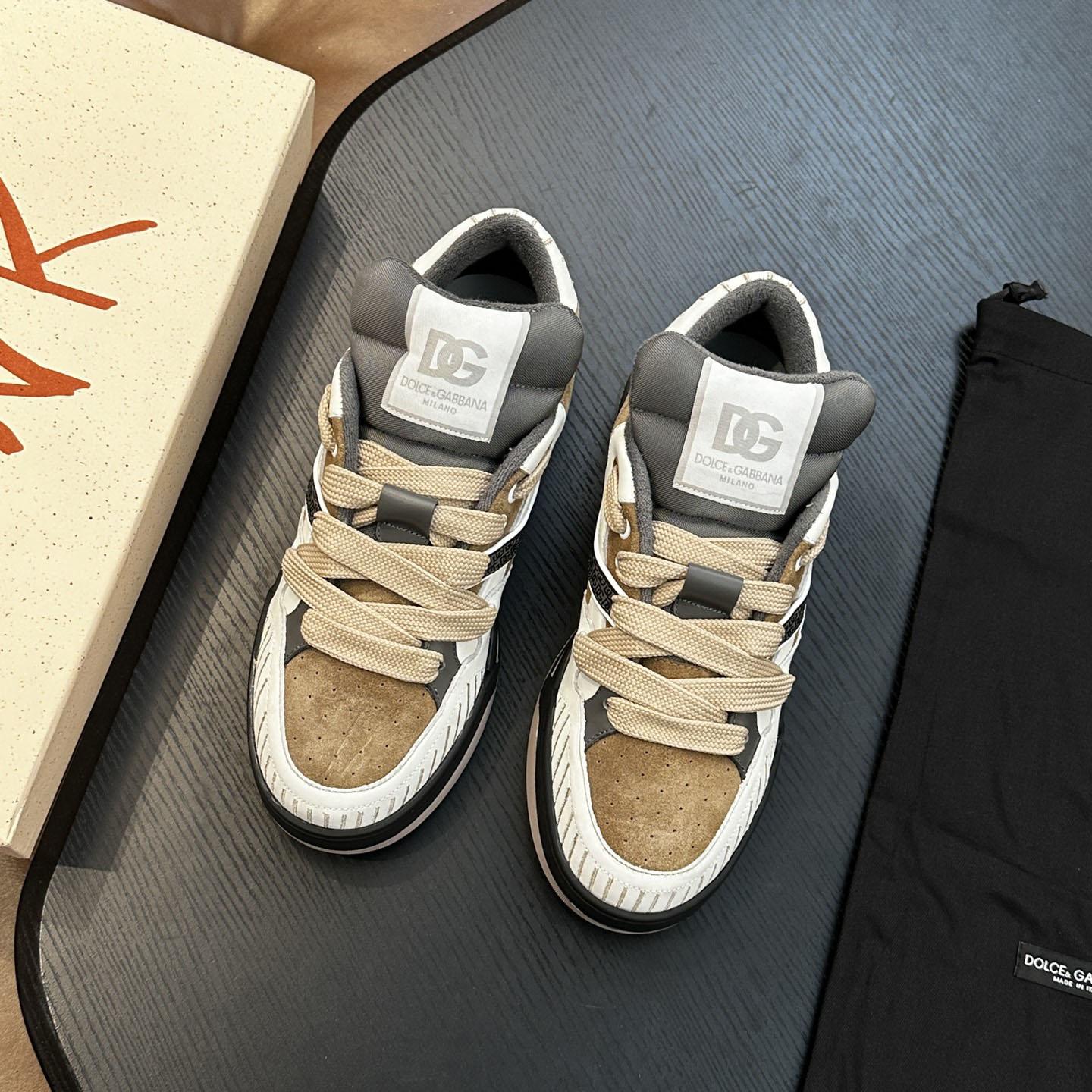 Dolce & Gabbana  New Roma Low 'Dove Grey' - DopestKickz