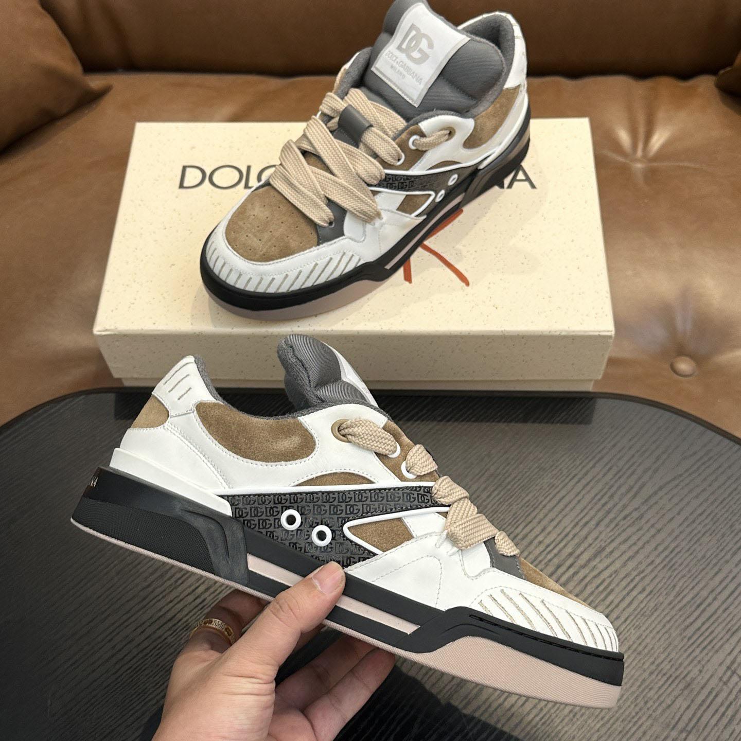 Dolce & Gabbana  New Roma Low 'Dove Grey' - DopestKickz