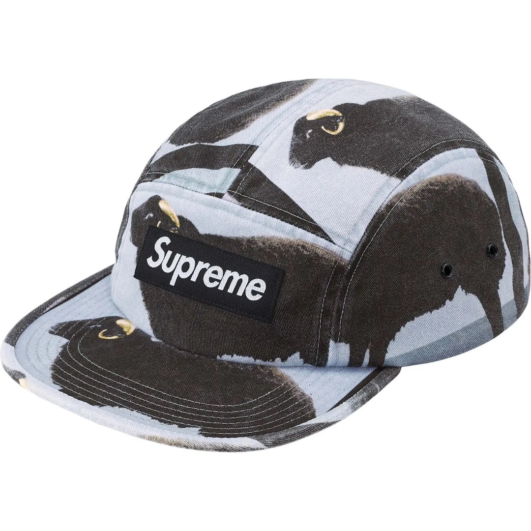 Supreme x Damien Hirst Camp Cap 'Black' - DopestKickz