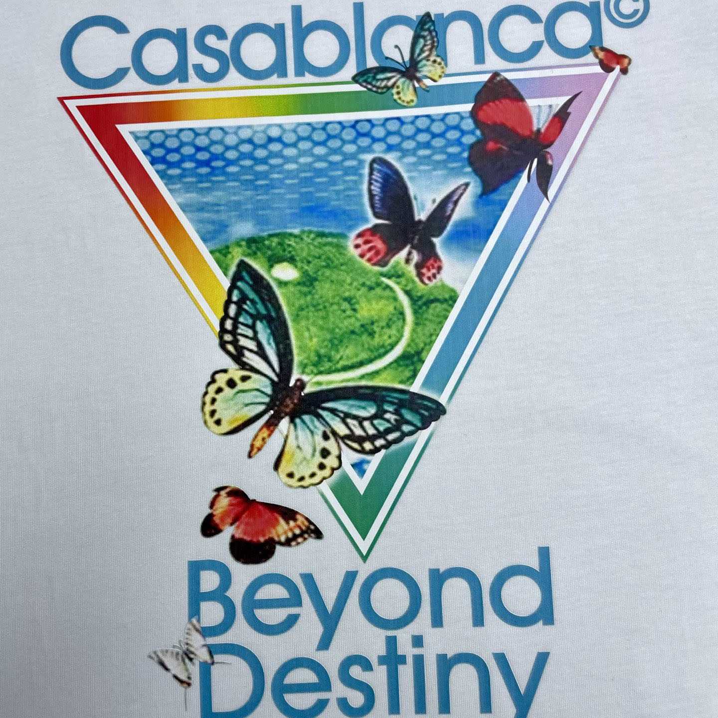 Casablanca Tennis Club Beyond Destiny Short Sleeve T‑Shirt C1132 - DopestKickz