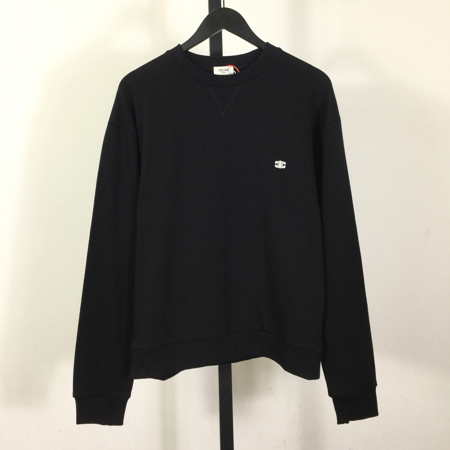 Celine Triomphe Loose Sweatshirt In Cotton Fleece - DopestKickz