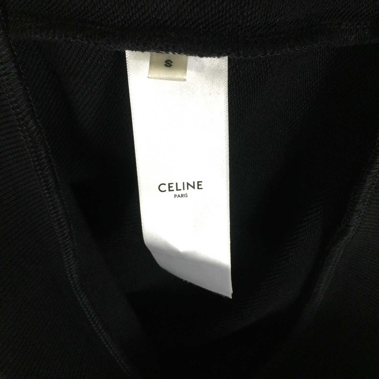 Celine Triomphe Loose Sweatshirt In Cotton Fleece - DopestKickz
