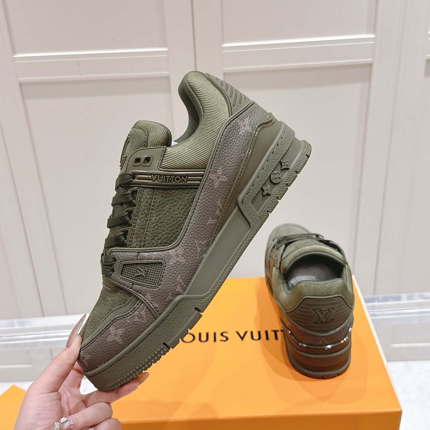 Louis Vuitton LV Trainer Sneaker  1AHA05 - DopestKickz