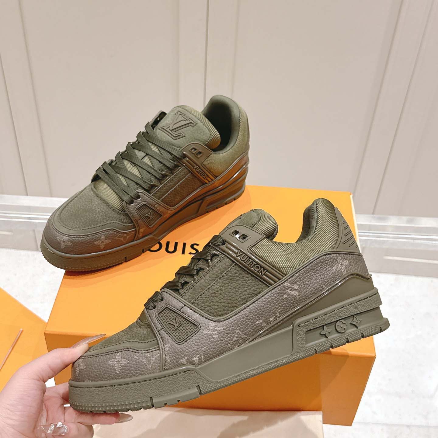 Louis Vuitton LV Trainer Sneaker  1AHA05 - DopestKickz