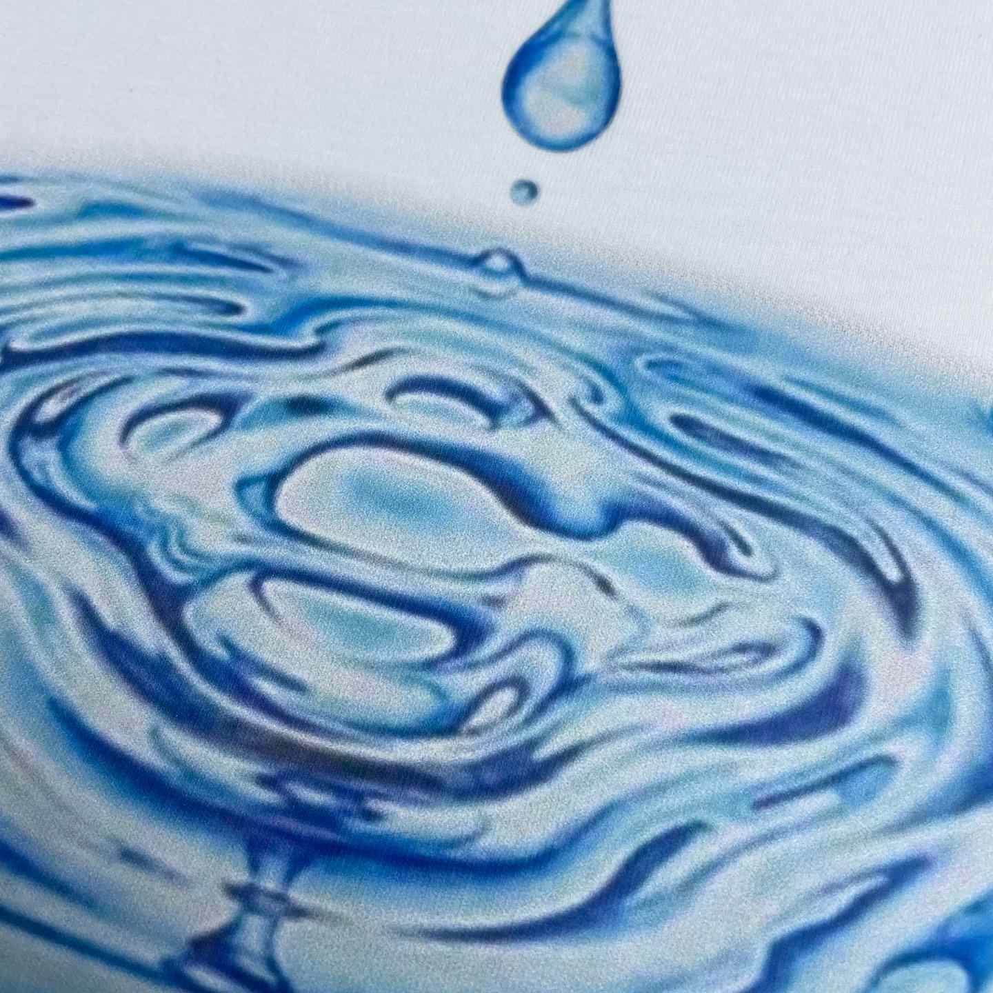 Casablanca DRIP LOGO SHORT SLEEVE T‑SHIRT C1128 - DopestKickz