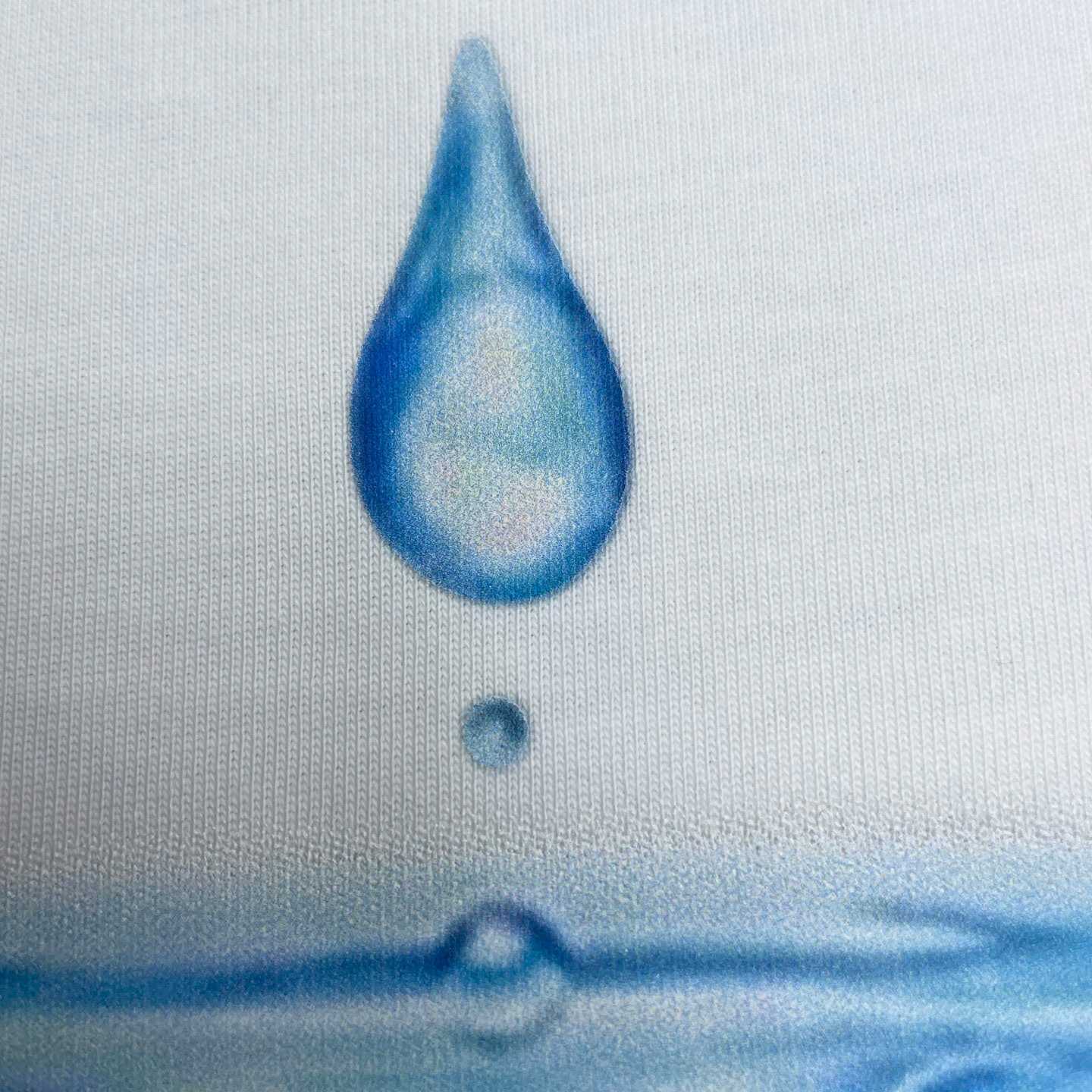 Casablanca DRIP LOGO SHORT SLEEVE T‑SHIRT C1128 - DopestKickz