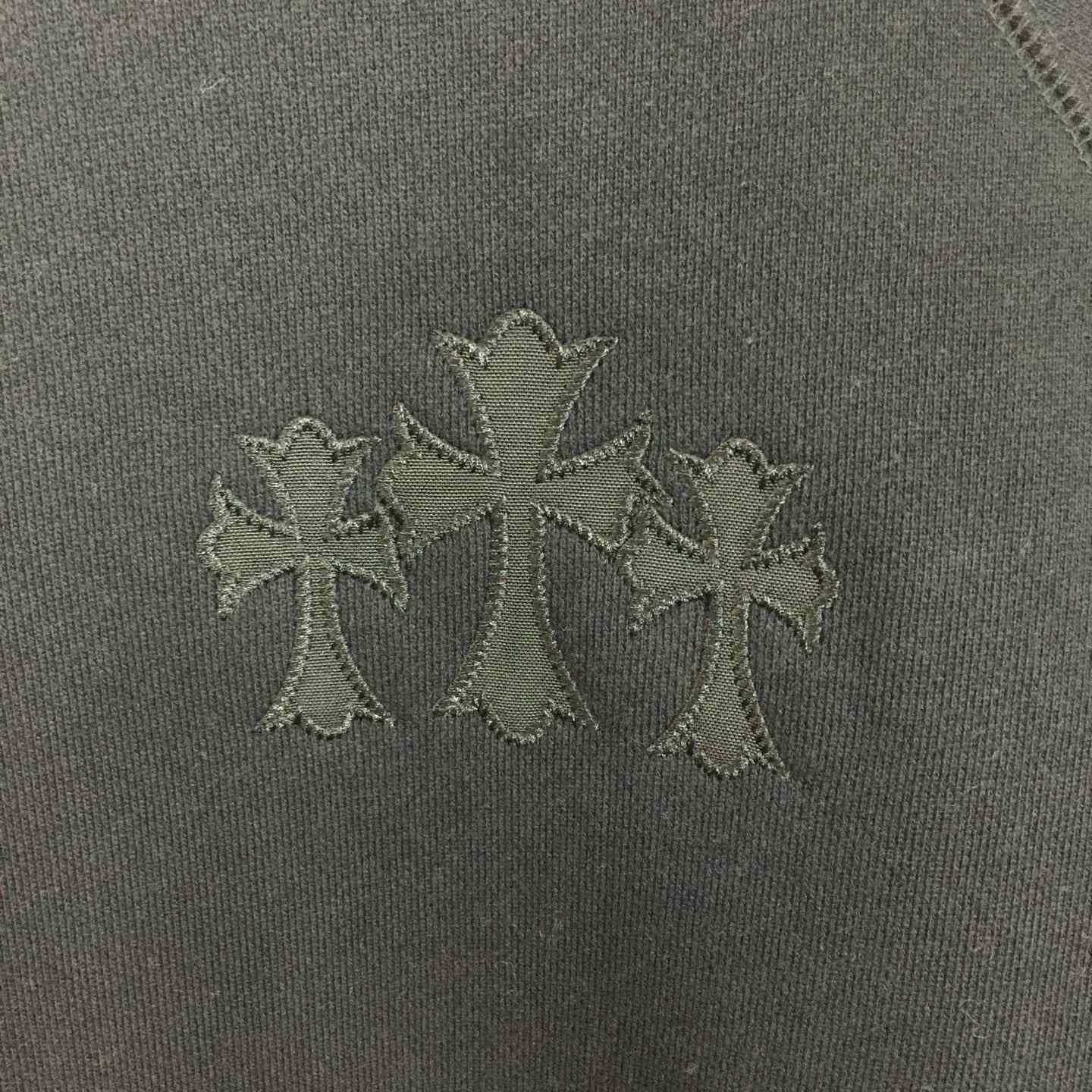 Chrome Hearts Cemetery Cross Crew-neck Sweatshirt - DopestKickz
