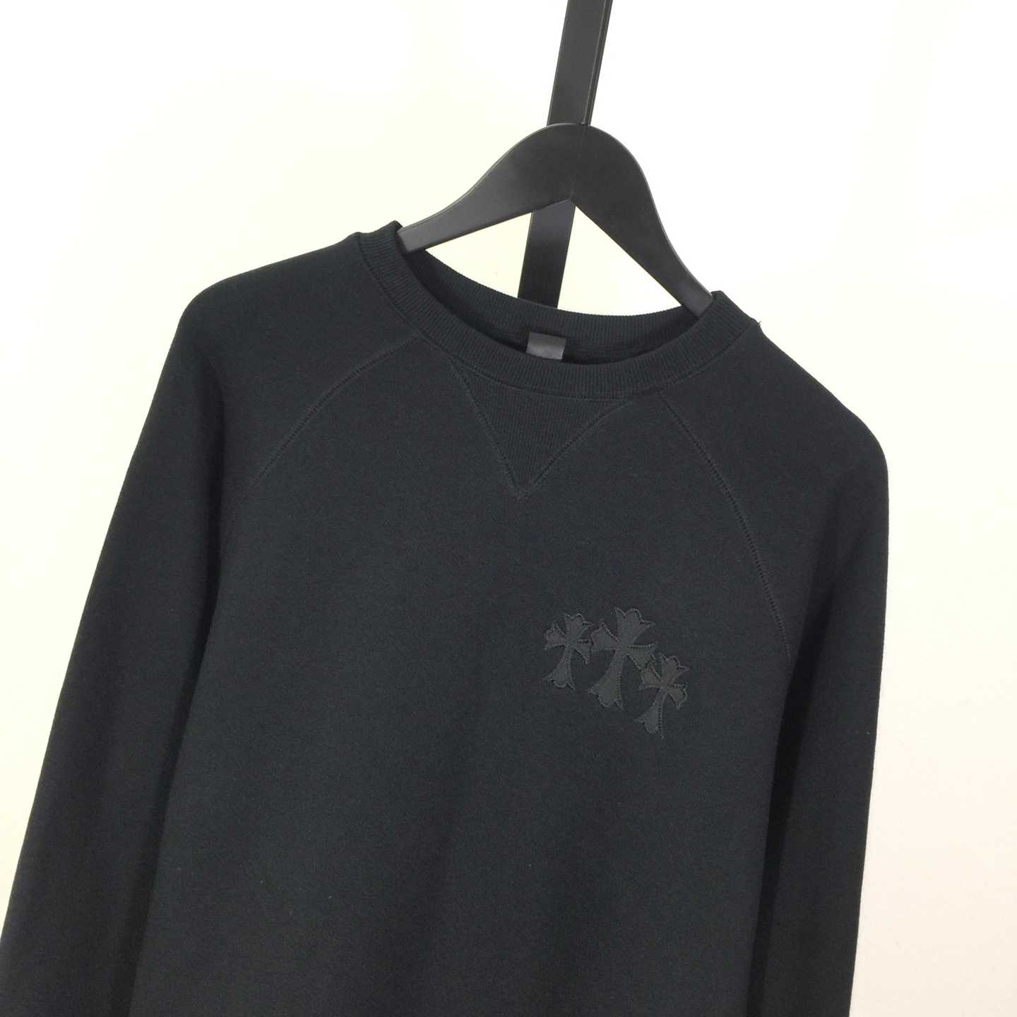 Chrome Hearts Cemetery Cross Crew-neck Sweatshirt - DopestKickz
