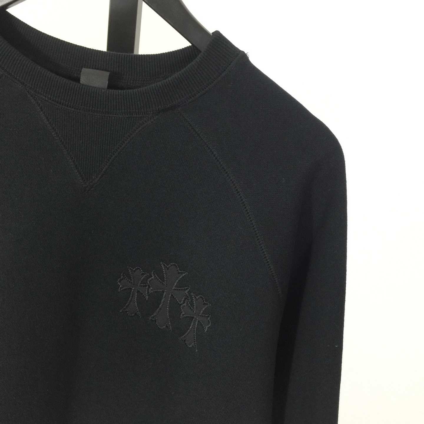 Chrome Hearts Cemetery Cross Crew-neck Sweatshirt - DopestKickz