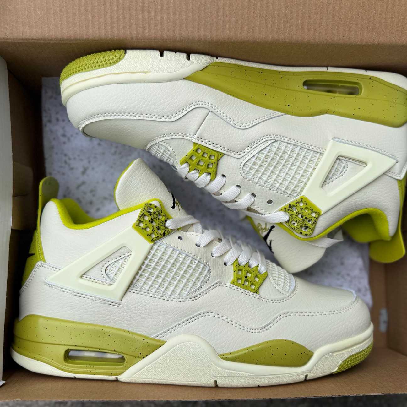 J. Balvin x Jordan Air Jordan 4 Retro 'Lemonade' IW2872-700  - DopestKickz