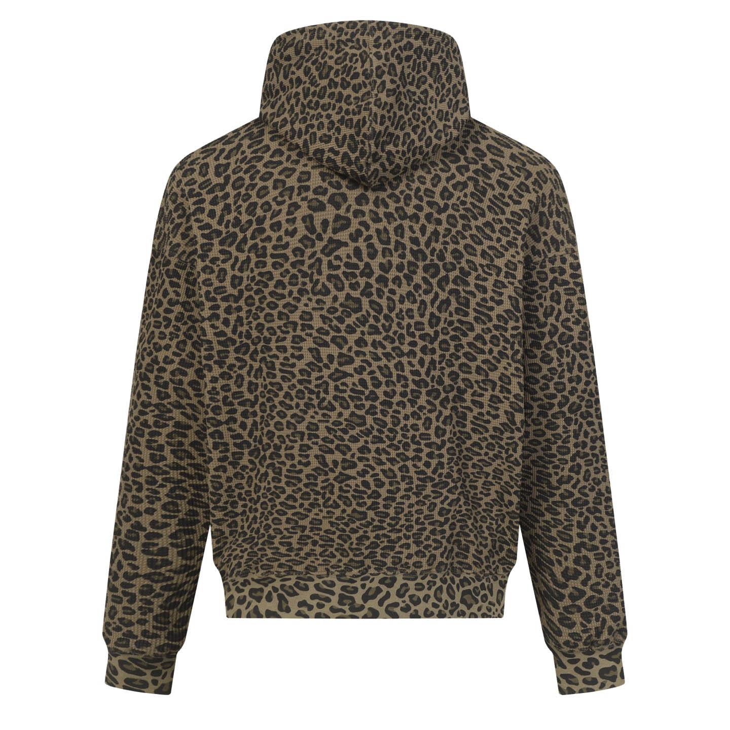 Supreme  Hooded Zip Up Thermal 'Leopard' - DopestKickz