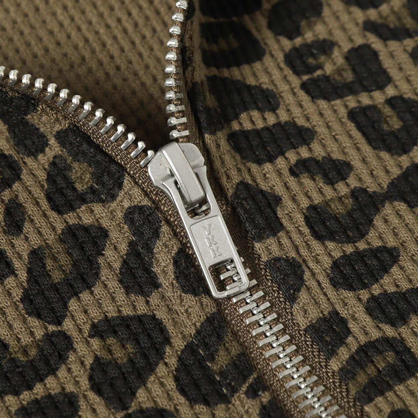 Supreme  Hooded Zip Up Thermal 'Leopard' - DopestKickz