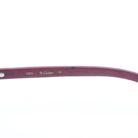 Cartier CT 3524012 Wood Sunglasses In Gold Gradient Blue - DopestKickz