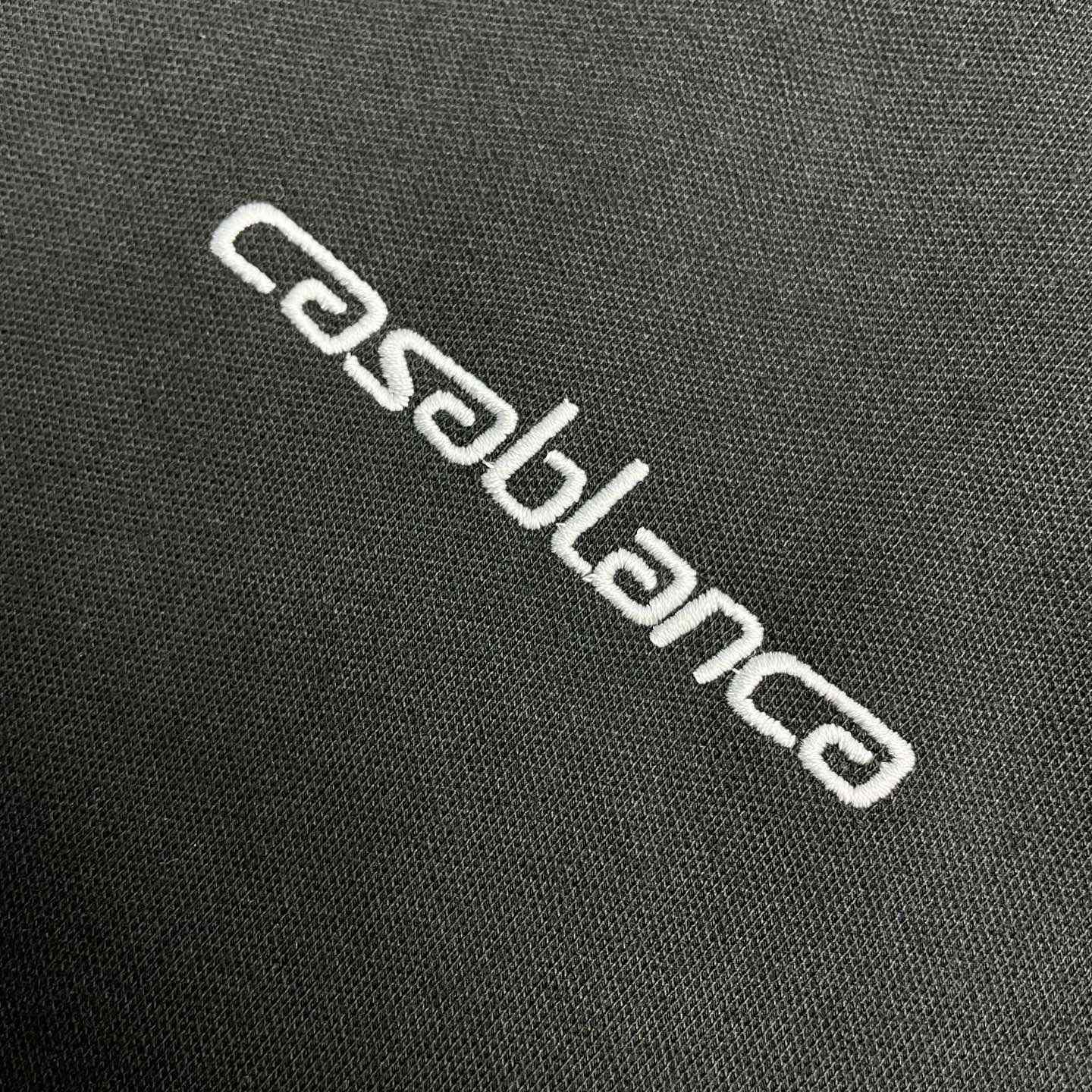 Casablanca Laurel Pique Short Sleeve Polo Shirt C1139 - DopestKickz