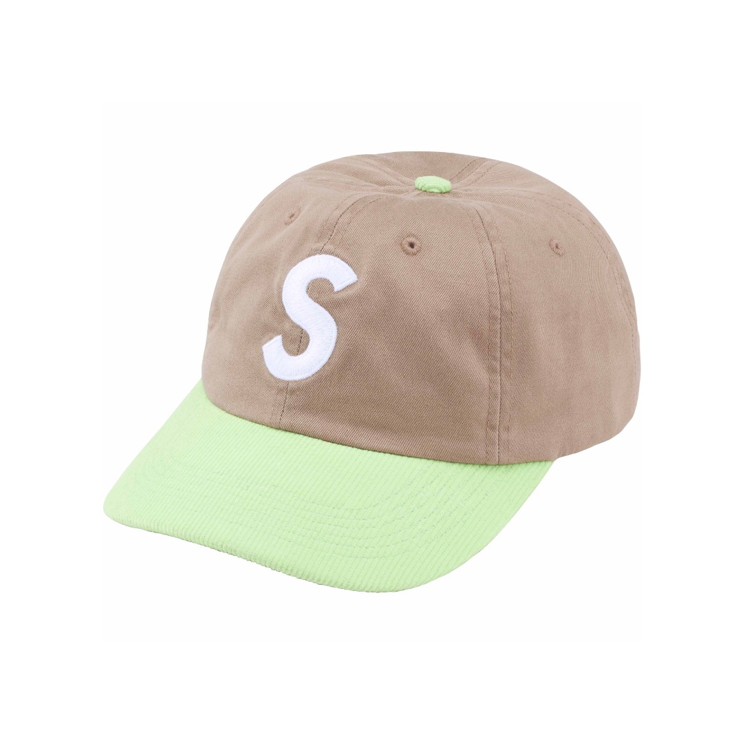 Supreme 2-Tone S Logo 6-Panel 'Tan' - DopestKickz