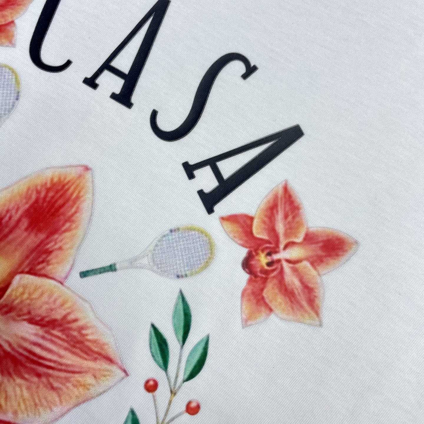 Casablanca Orchid Logo Short Sleeve T‑Shirt C1134 - DopestKickz