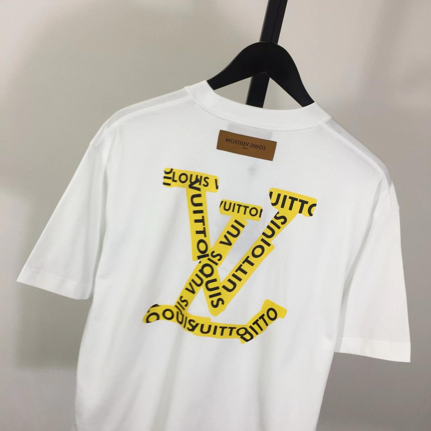 Louis Vuitton Logo Cotton T-Shirt  - DopestKickz
