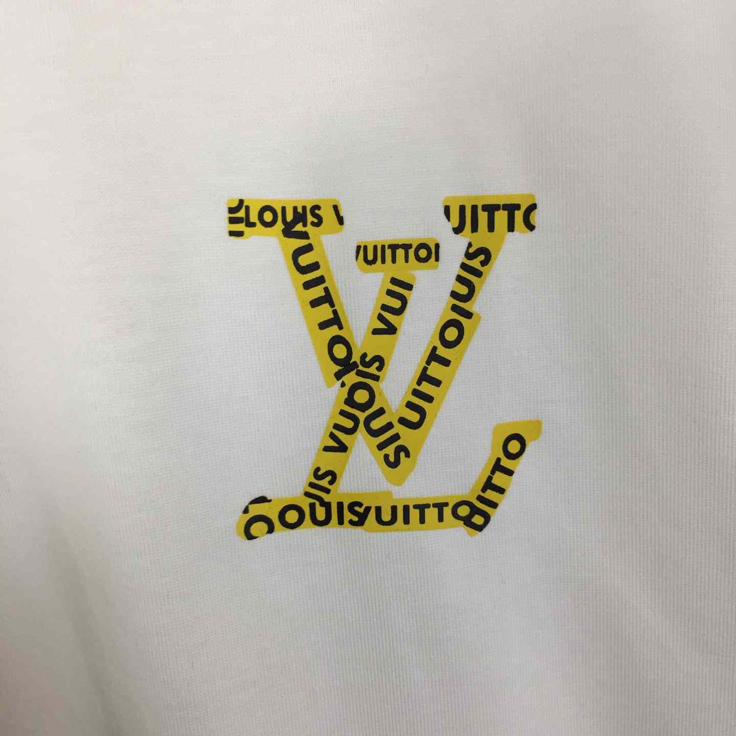 Louis Vuitton Logo Cotton T-Shirt  - DopestKickz