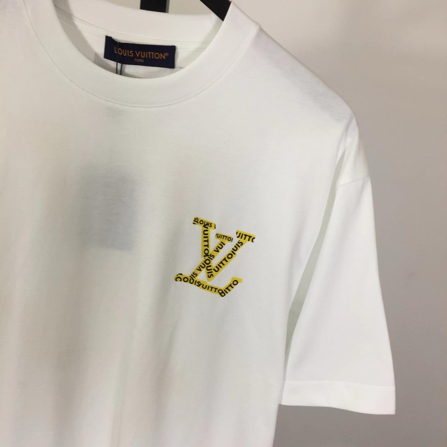 Louis Vuitton Logo Cotton T-Shirt  - DopestKickz