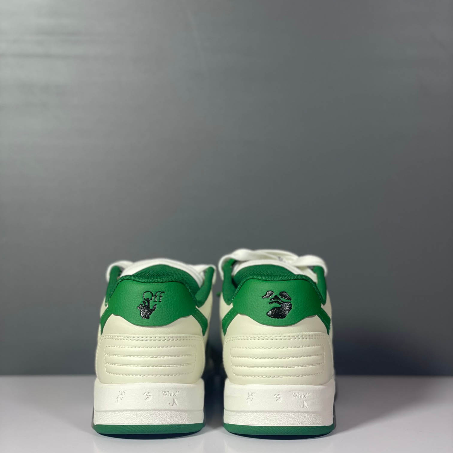 Off-White Out Of Office Low 'White Green' - DopestKickz