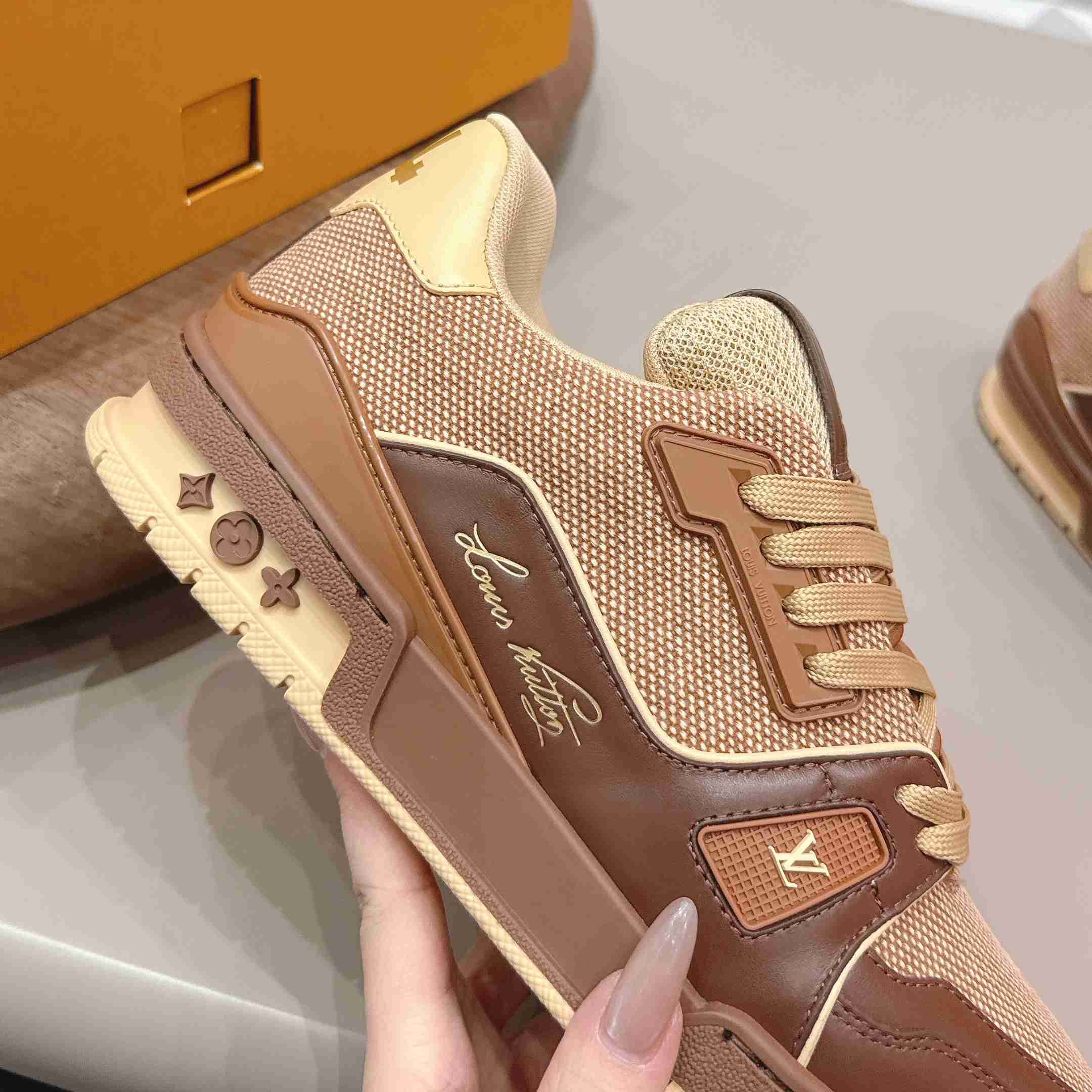 Louis Vuitton Trainer Sneaker 1AJ479 - DopestKickz