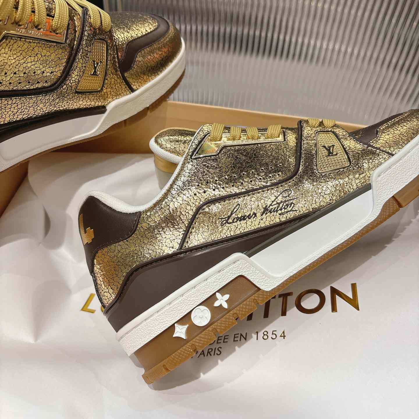 Louis Vuitton LV Trainer Sneaker    1AJA14 - DopestKickz