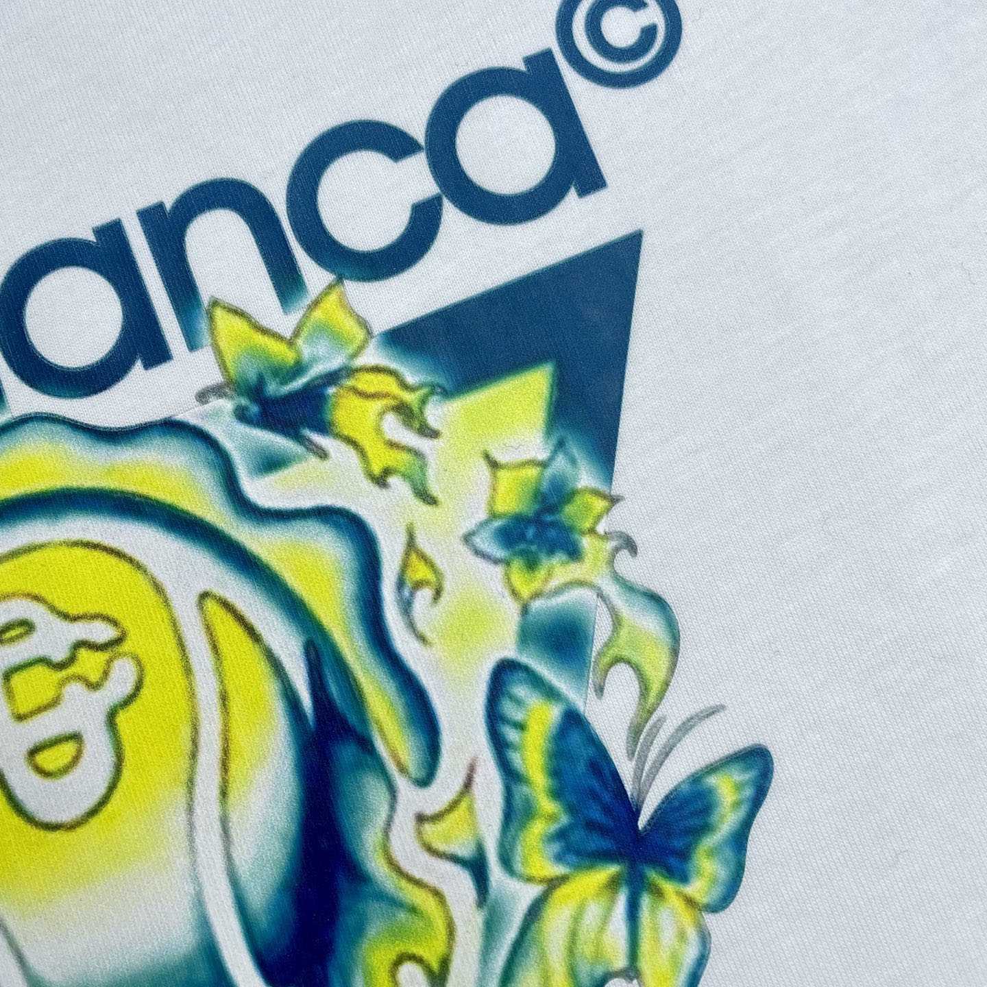 Casablanca White Tennis Club Icon Short Sleeve T‑shirt C1122 - DopestKickz