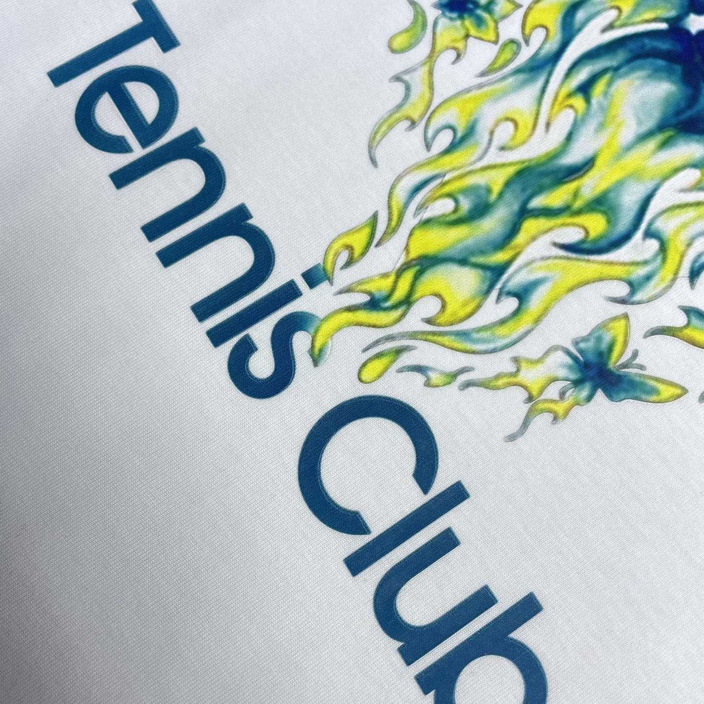 Casablanca White Tennis Club Icon Short Sleeve T‑shirt C1122 - DopestKickz