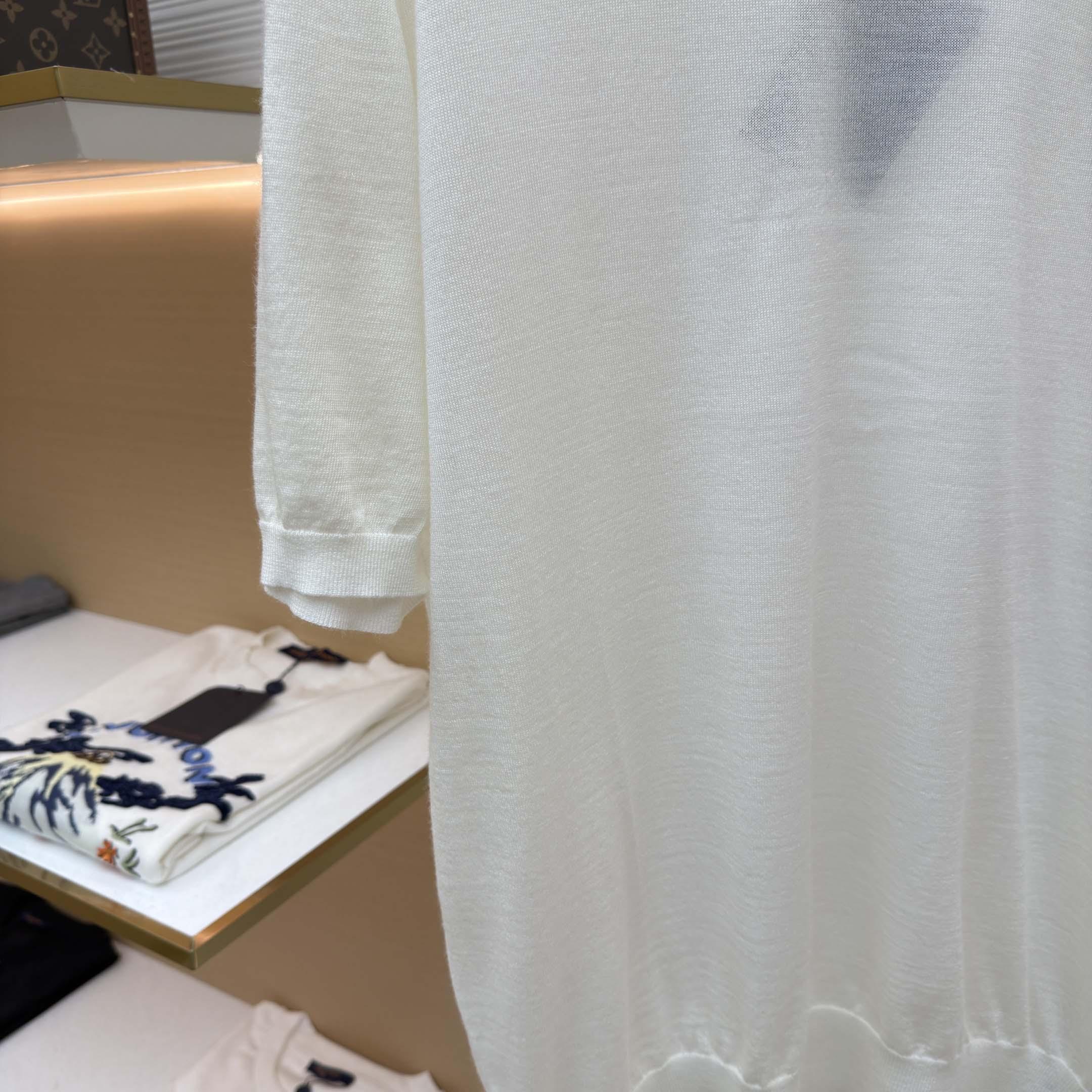 Prada Superfine Wool Crew-neck Sweater - DopestKickz