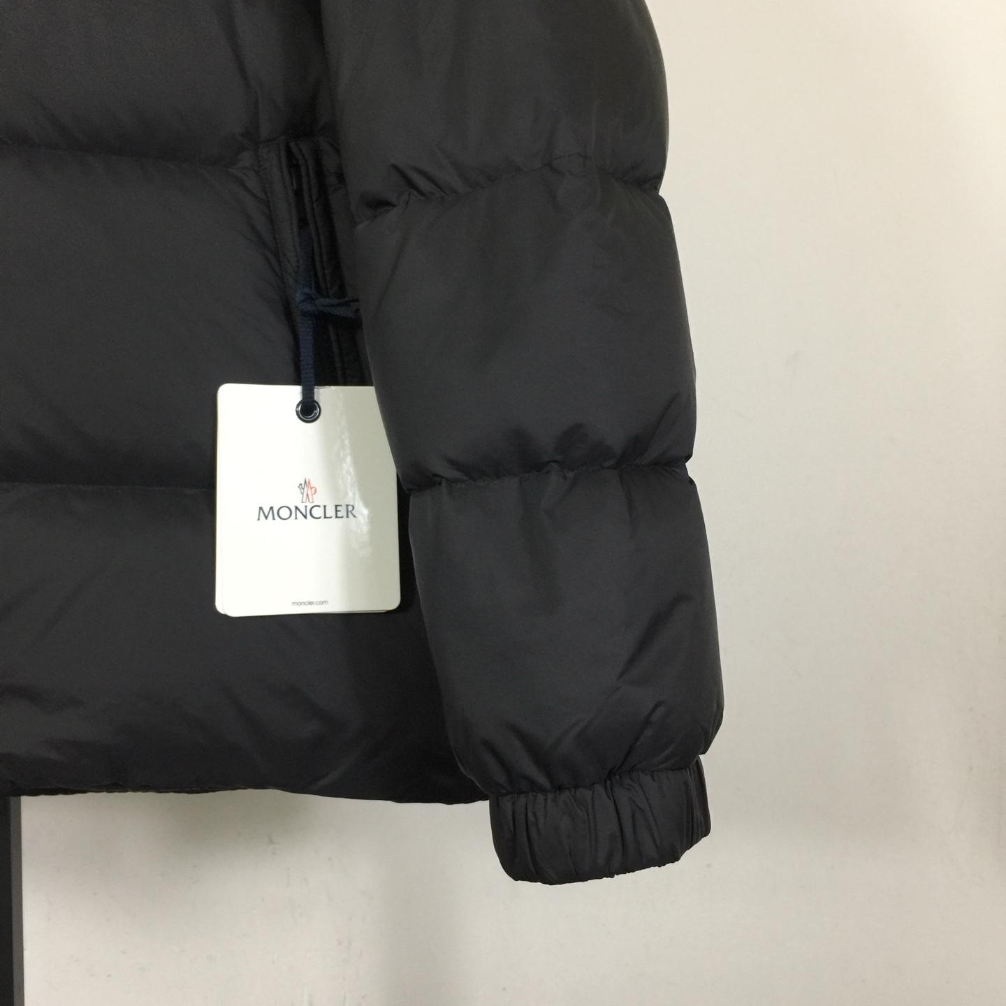 Moncler Black Citala Short Down Jacket - DopestKickz