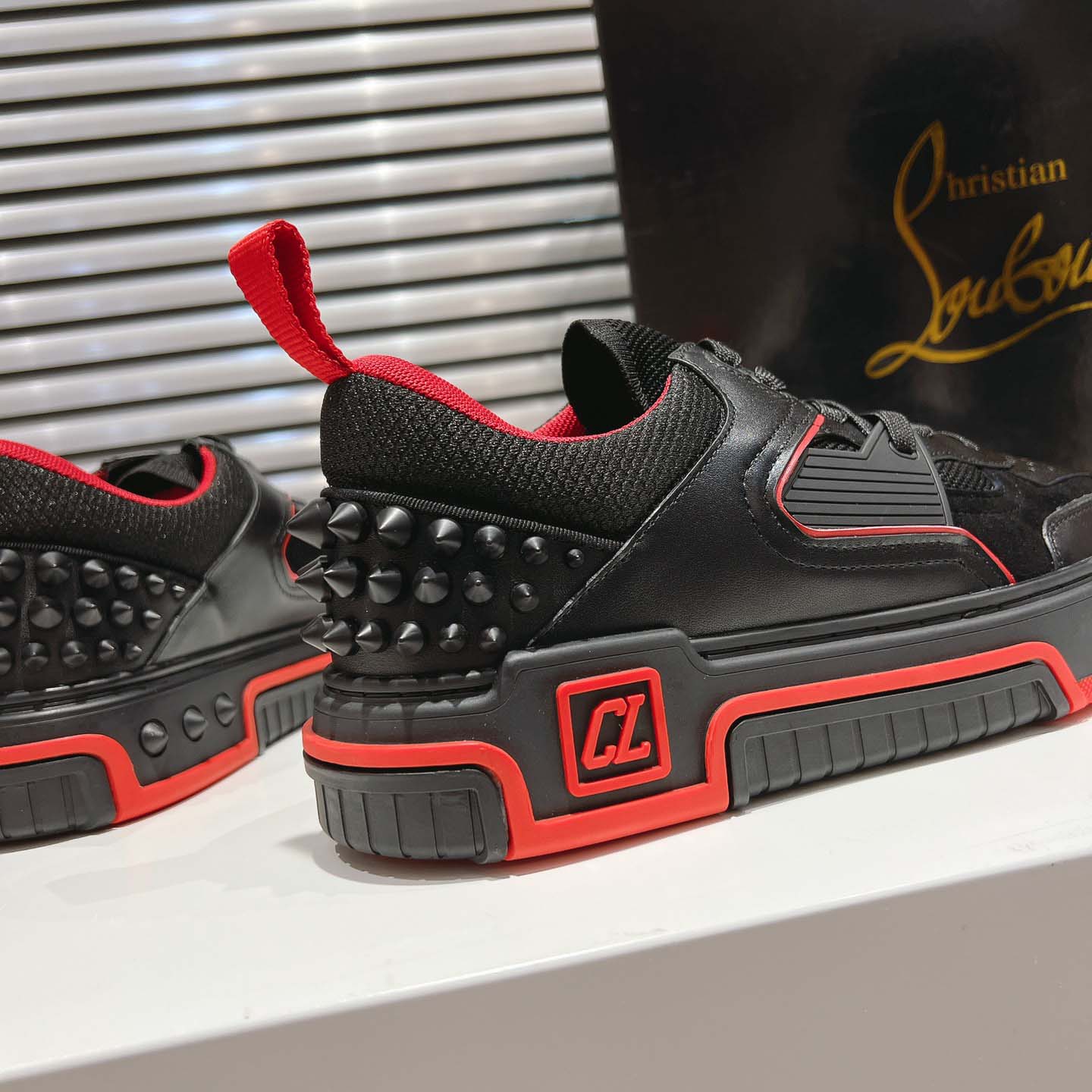 Christian Louboutin Astroloubi Leather Sneakers - DopestKickz