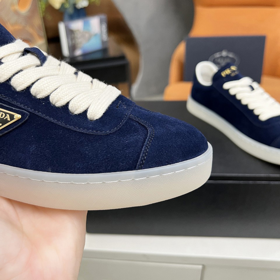 Prada Lane Suede Sneakers - DopestKickz