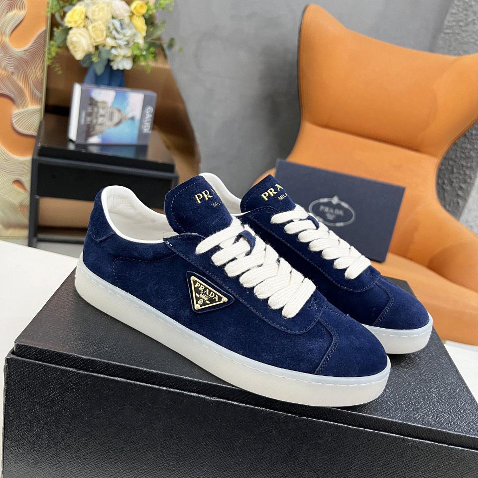 Prada Lane Suede Sneakers - DopestKickz
