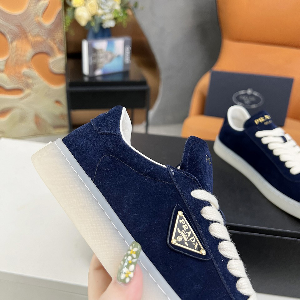 Prada Lane Suede Sneakers - DopestKickz