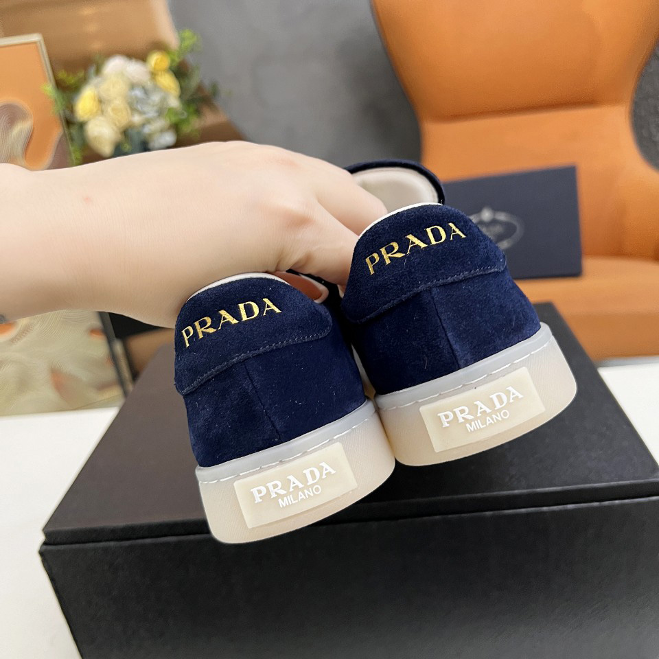 Prada Lane Suede Sneakers - DopestKickz
