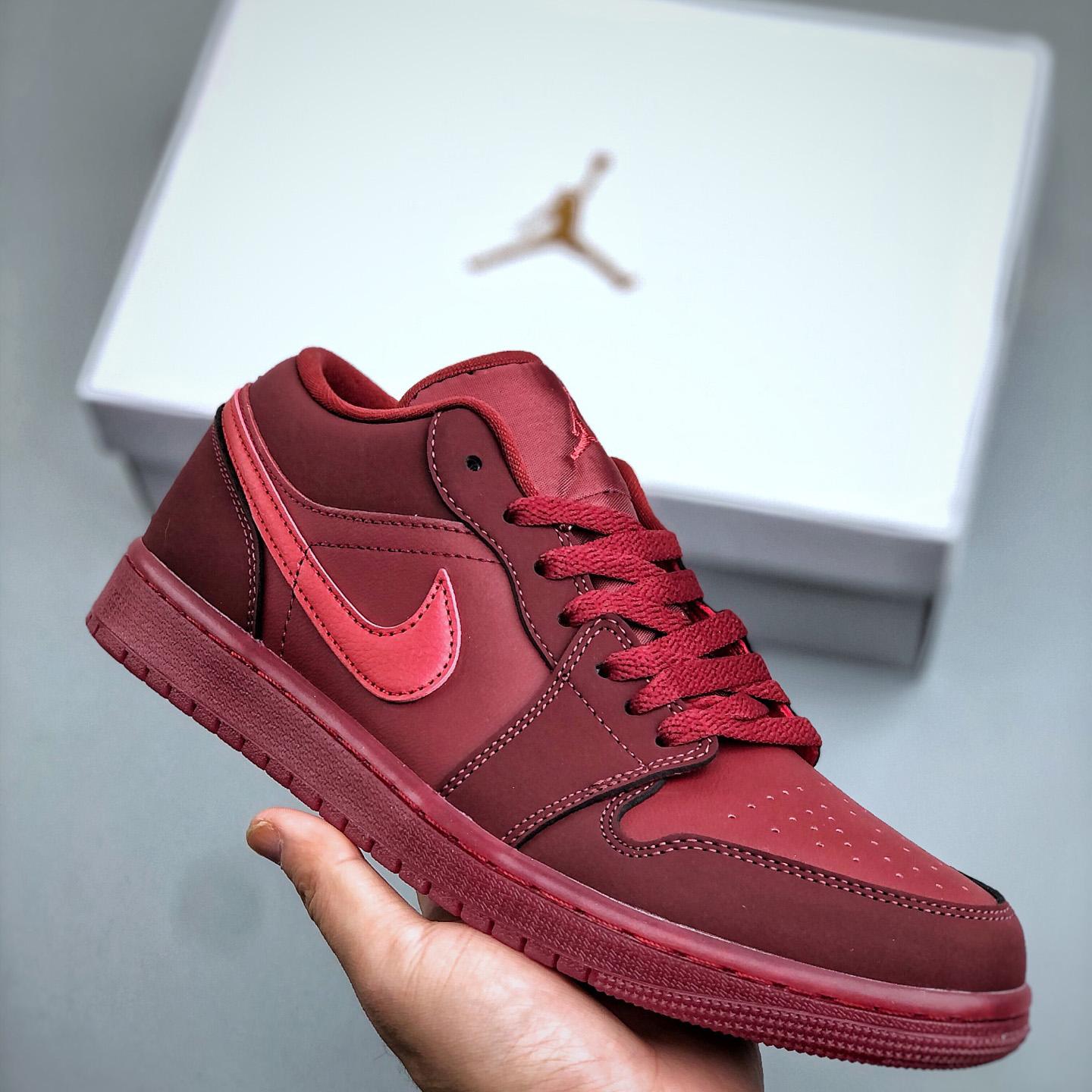 Air Jordan 1 Low  In Team Red/Sierra Red IB7012-600  - DopestKickz