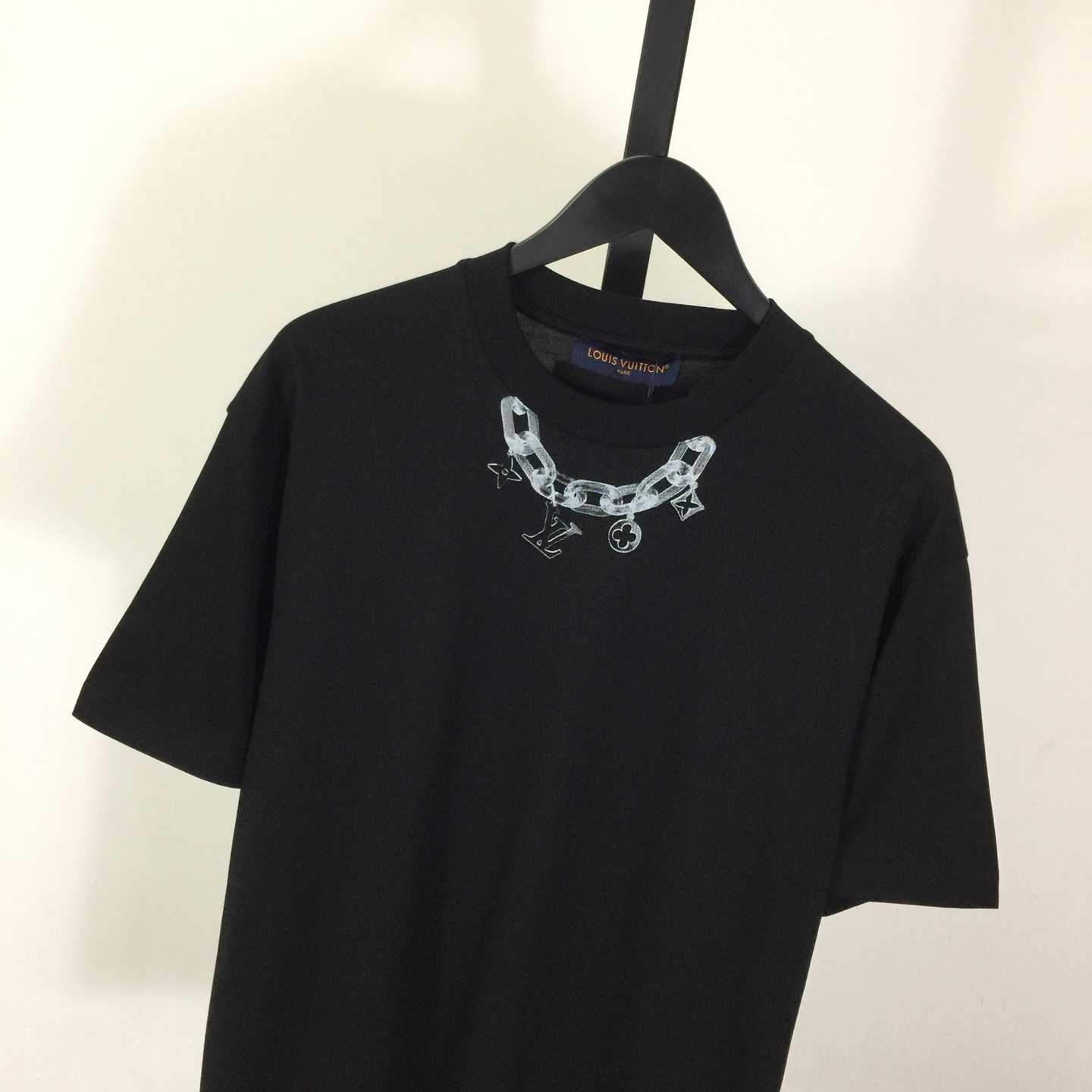 Louis Vuitton Chain Detail T-Shirt  - DopestKickz