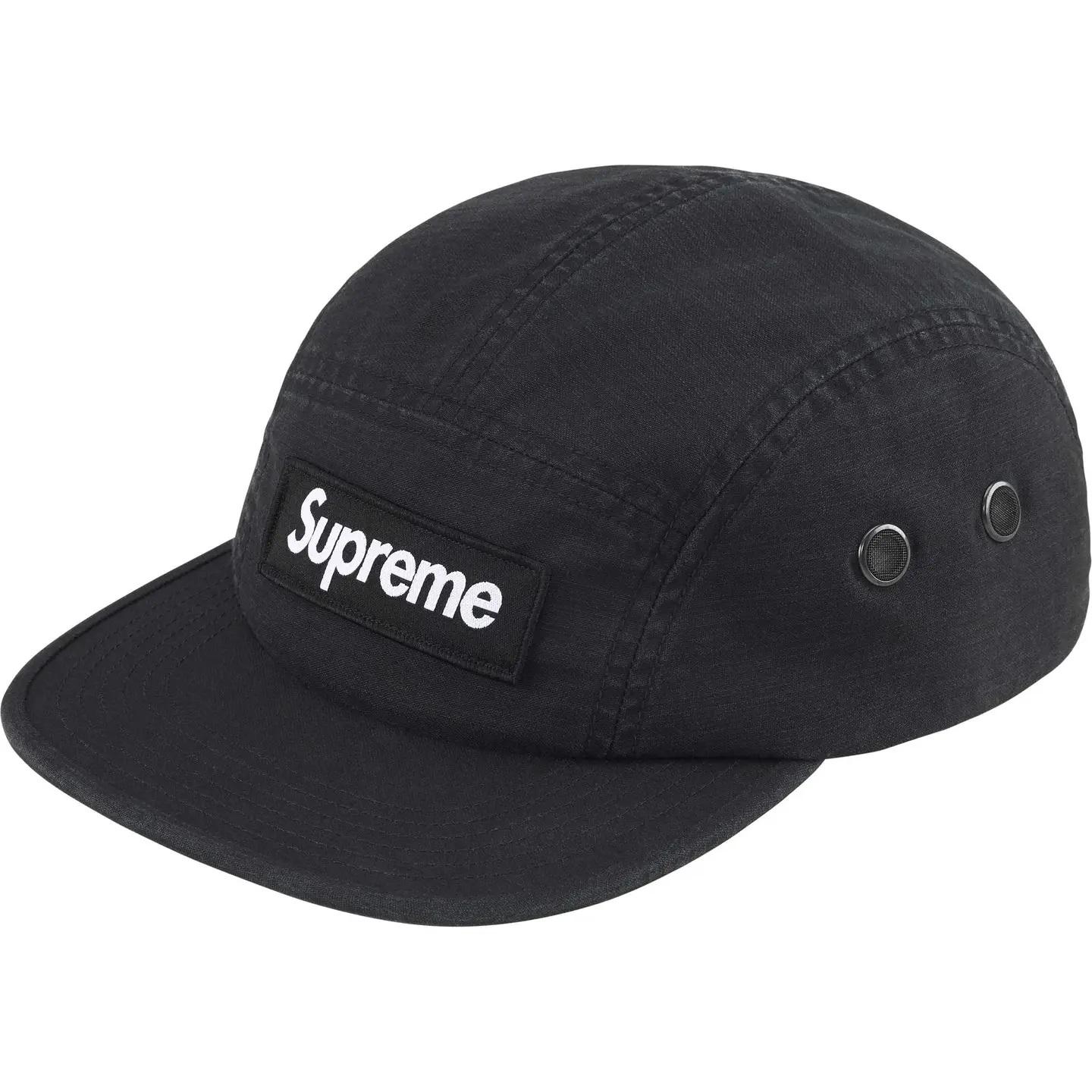 Supreme Military Camp Cap 'Black' - DopestKickz