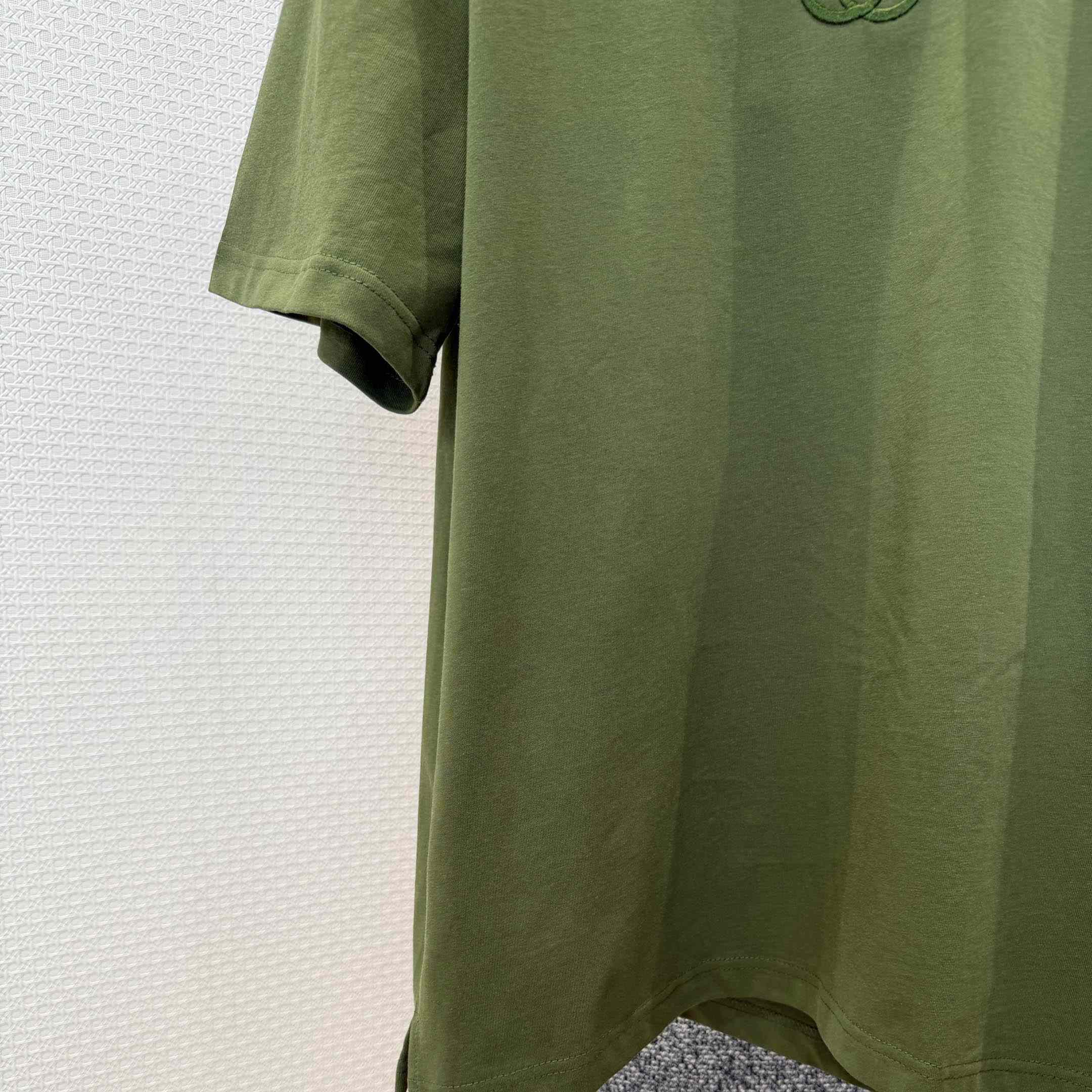 Gucci Cotton Jersey T-shirt With Embroidery - DopestKickz