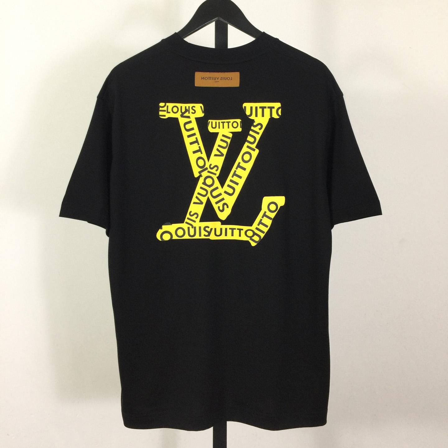 Louis Vuitton Logo Cotton T-Shirt  - DopestKickz