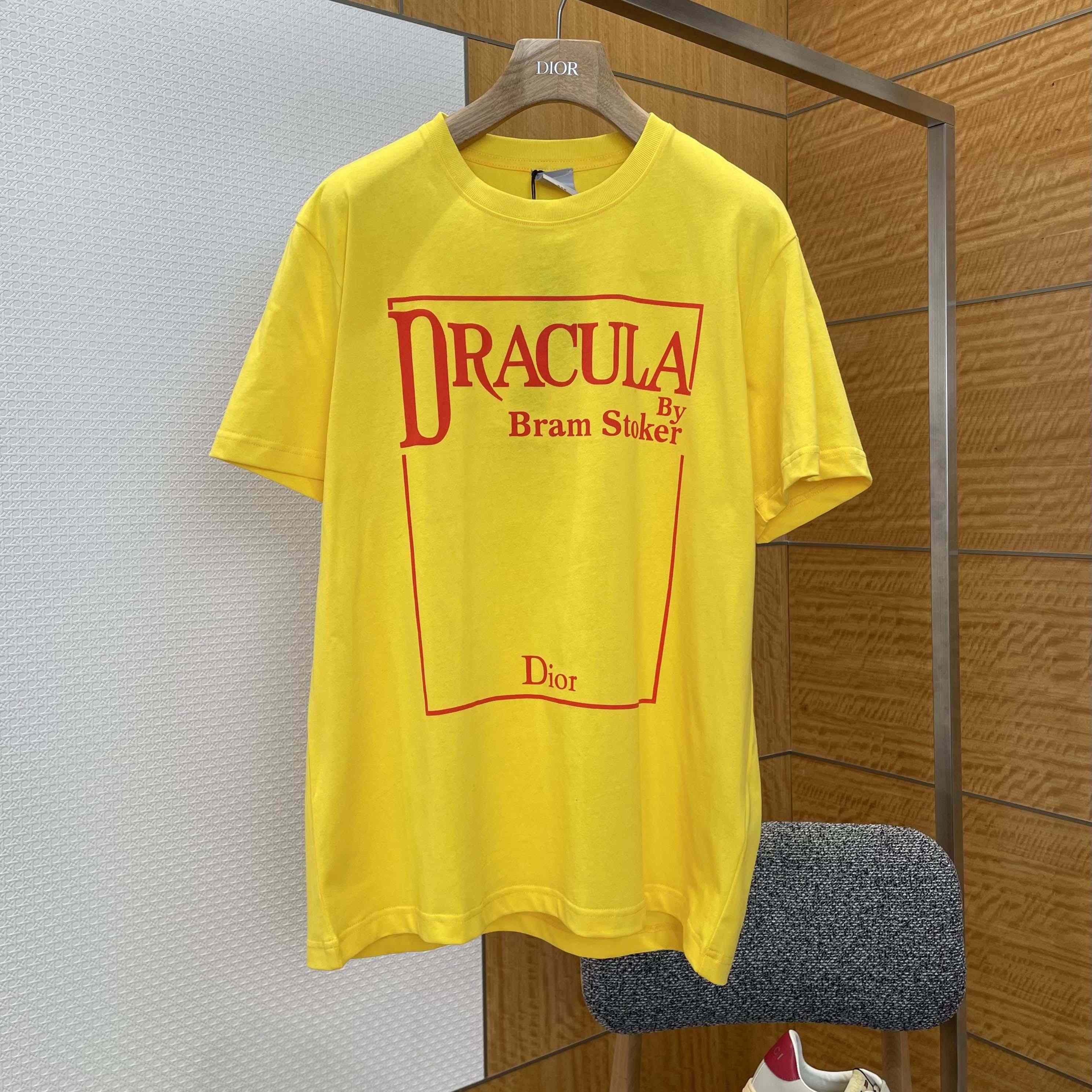 Dior T-Shirt with Book Cover Embroidery - DopestKickz