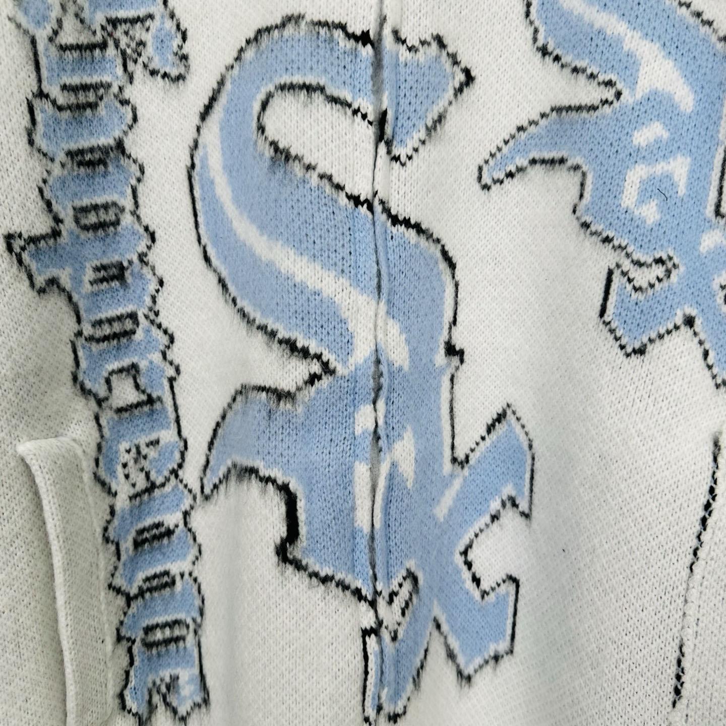 Supreme x Chicago White Sox Zip Up Hooded Sweater 'White' - DopestKickz