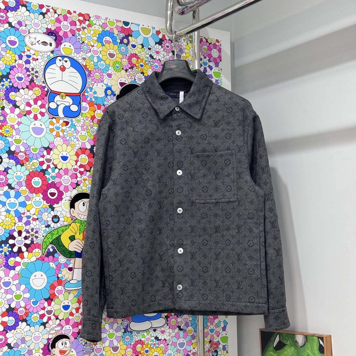 Louis Vuitton Monogram Double Face Overshirt    1AIWGO - DopestKickz