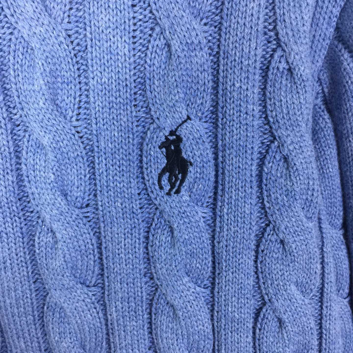 Polo Ralph Cable-Knit Cotton Quarter-Zip Jumper - DopestKickz