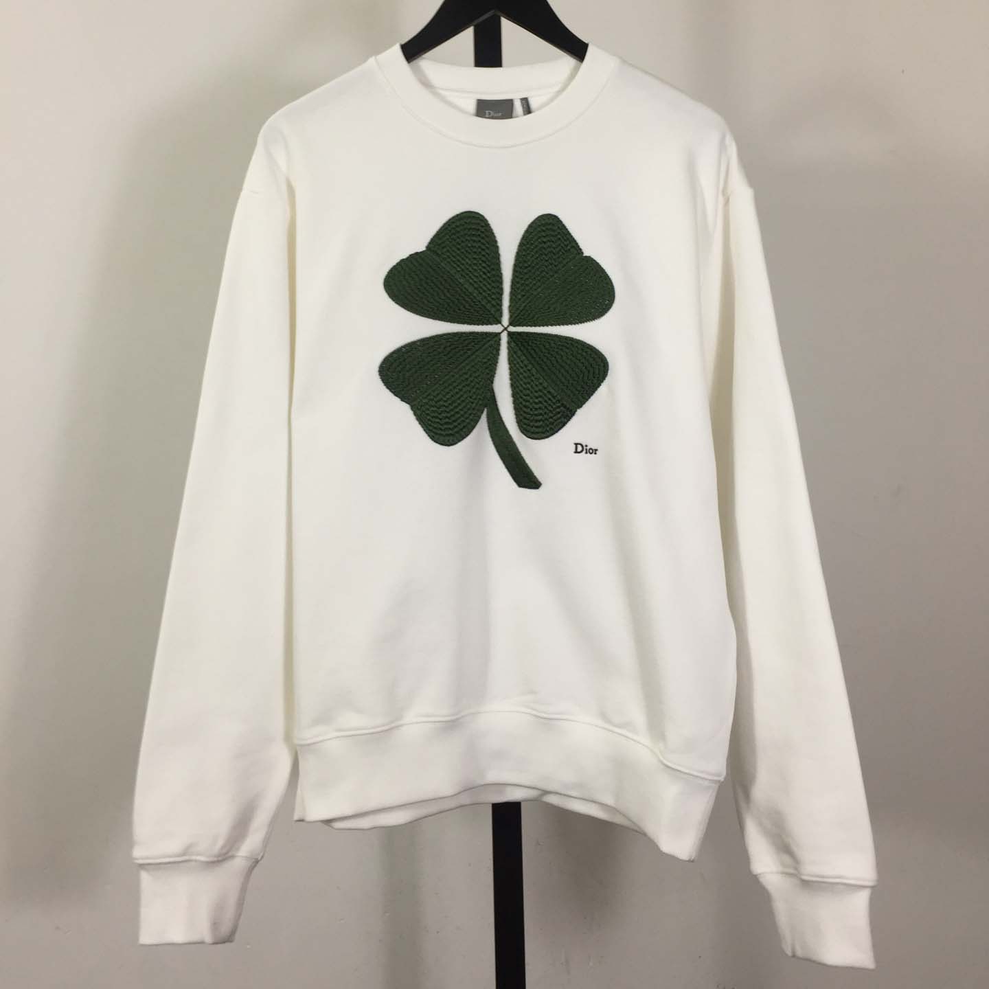 Dior Sweatshirt with Dior Clover Embroidery - DopestKickz