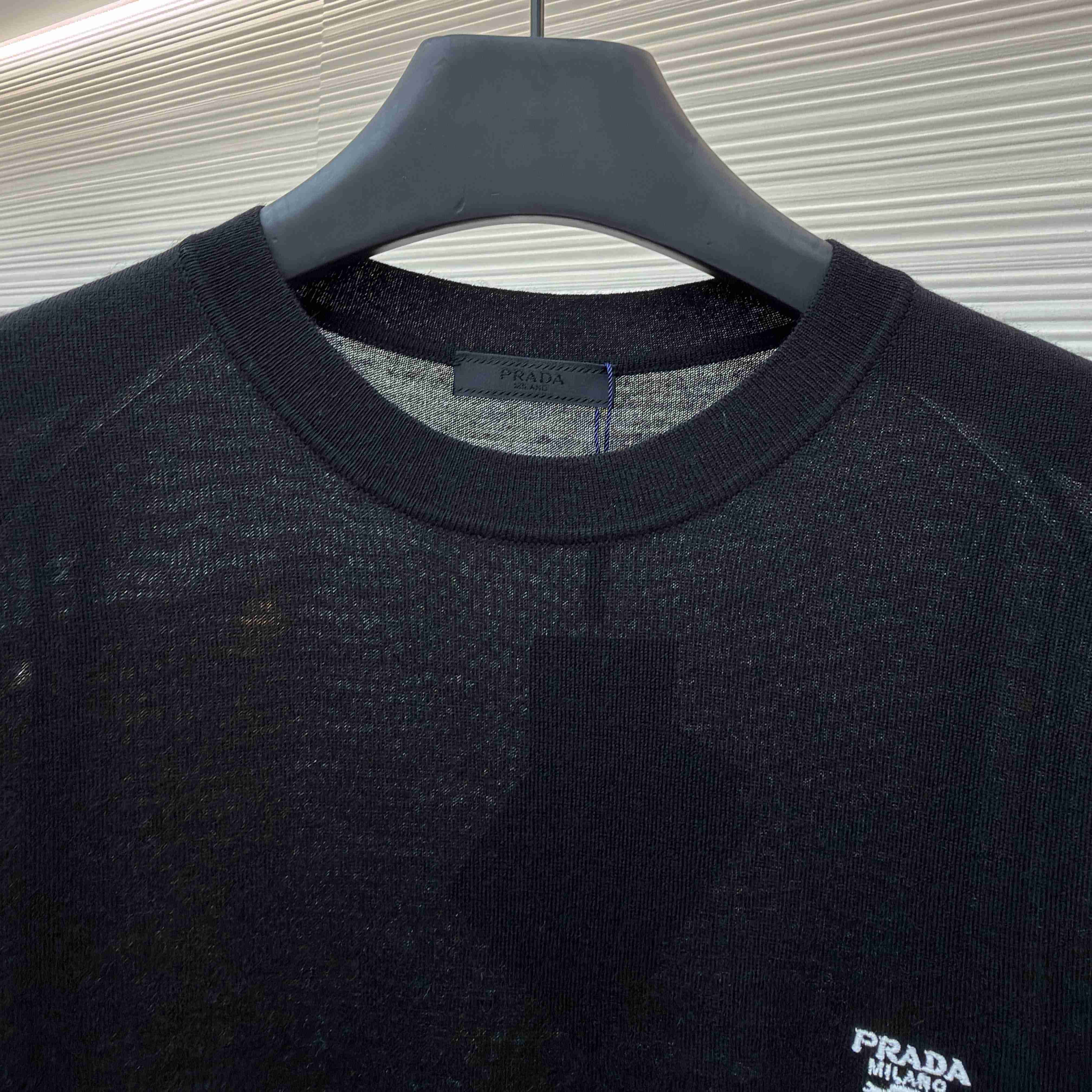 Prada Superfine Wool Crew-neck Sweater - DopestKickz