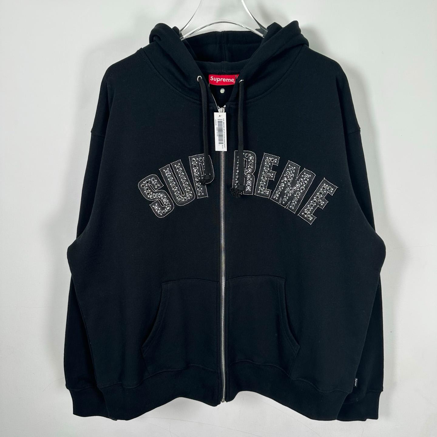 Supreme x B.B. Simon Zip Up Hooded Sweatshirt 'Black' - DopestKickz